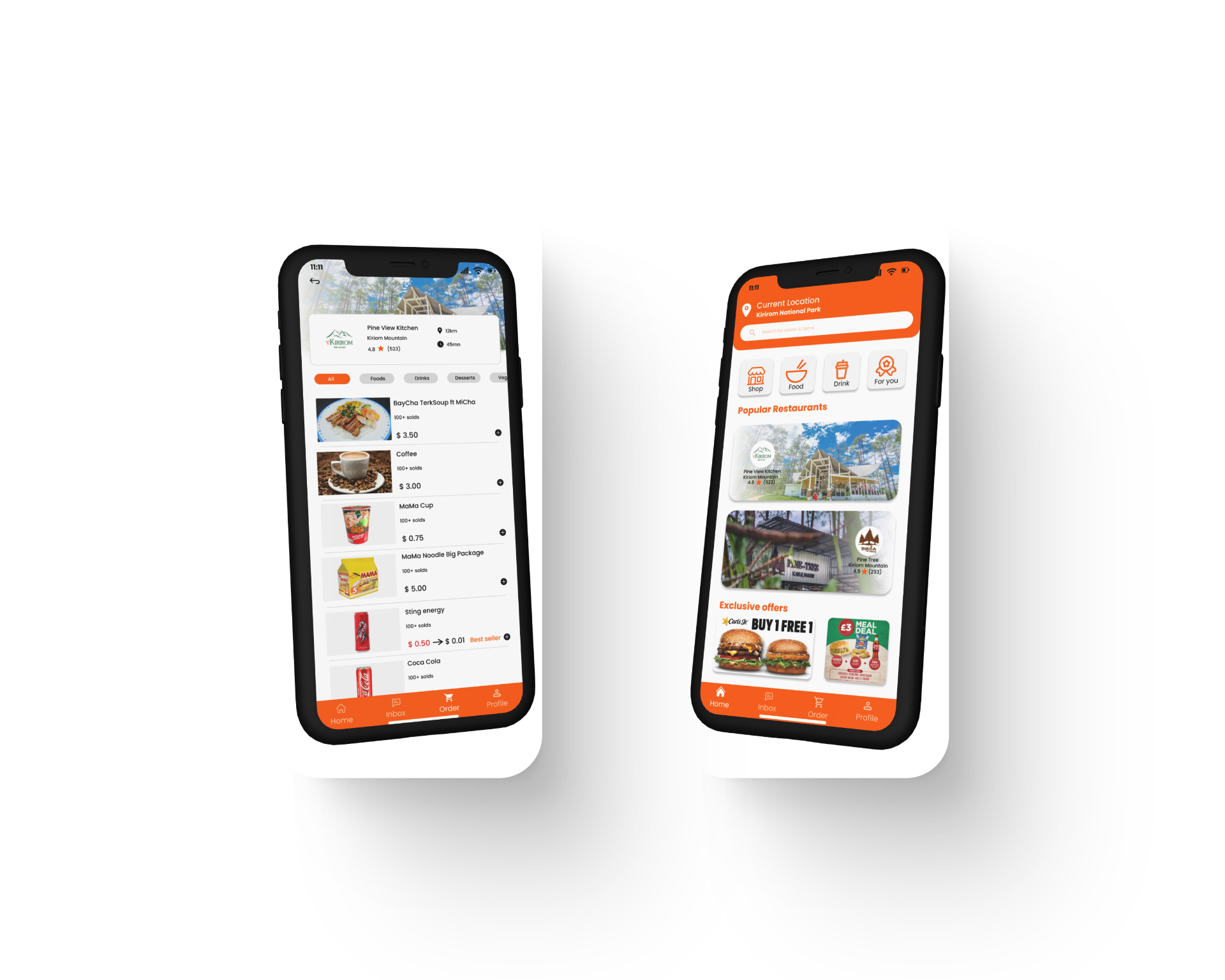 Kirirom Food Delivery